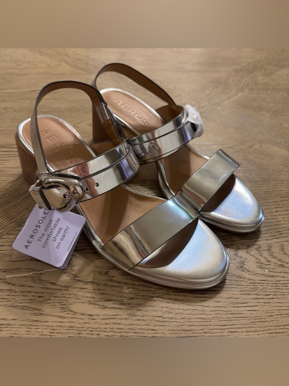 Aerosoles womens Nova Silver - 9.5